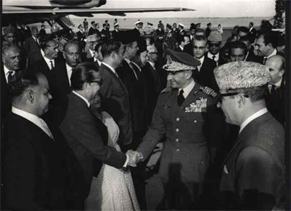 Mohammad Reza Schah Pahlavi, die CENTO-Konferenz in Karatschi.