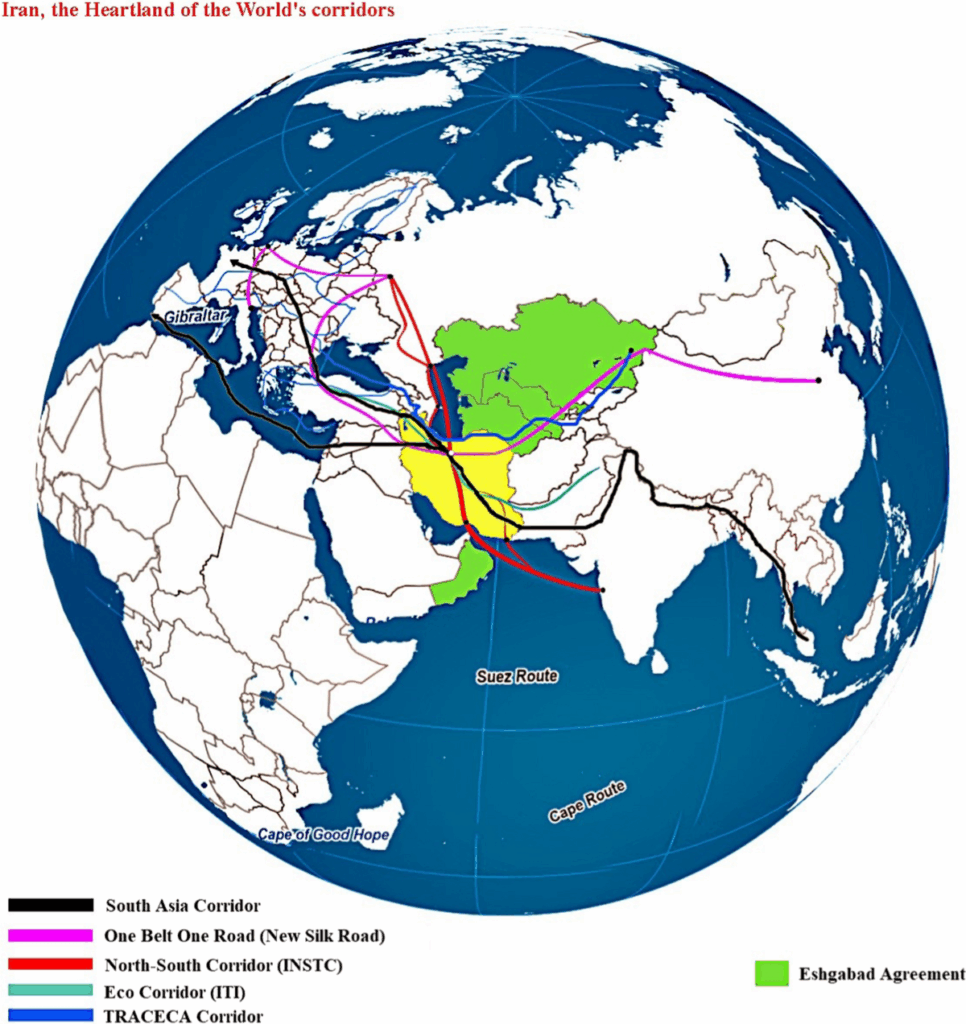 Heartland der globalen Korridore